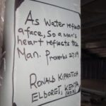 "As water reflects a face..." (Prov 27:19) - Ronald (Kenya)