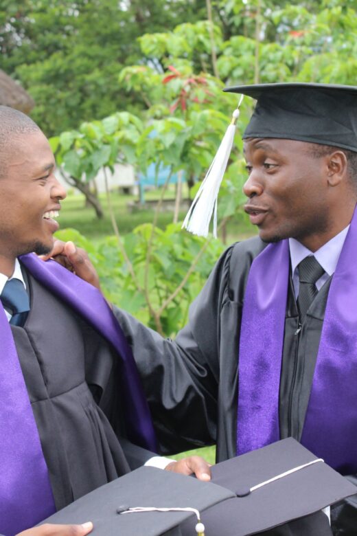 2014 graduates Emmanuel Mothae and Emmanuel Kalua