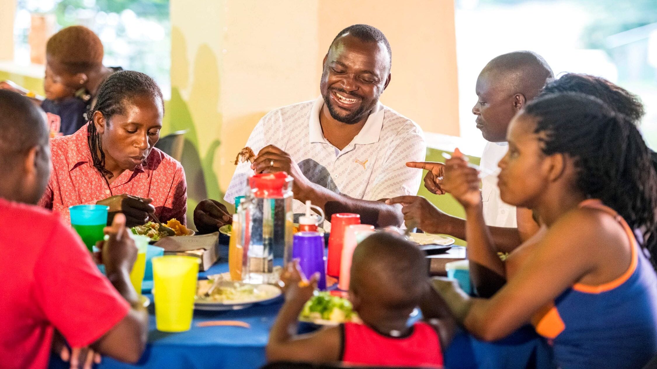 Mealtime in diverse community